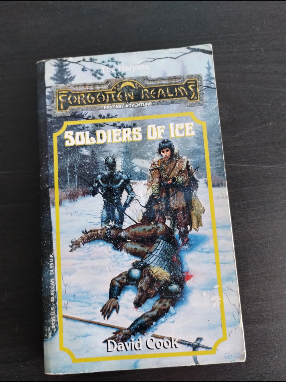 Forgotten Realms Soldiers of Ice by David Cook - Blue Cover